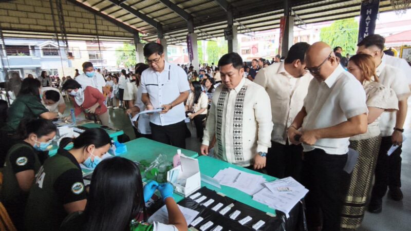 Bulagaan sa drug testing sa mahigit 450 na empleyado ng munisipyo sa bayan ng Infanta, Quezon