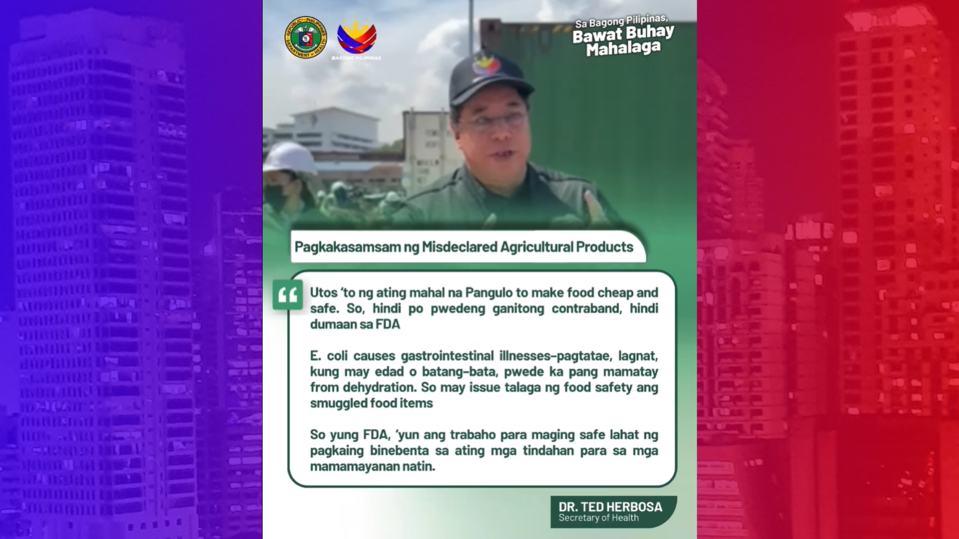 Mga nakumpiskang sibuyas mula China, positibo sa E. Coli at Salmonella ayon sa DOH