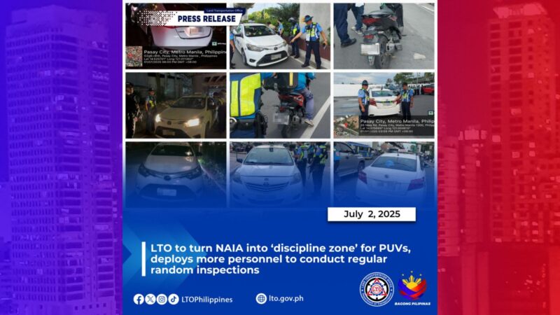 LTO nag-deploy ng mas maraming tauhan sa NAIA