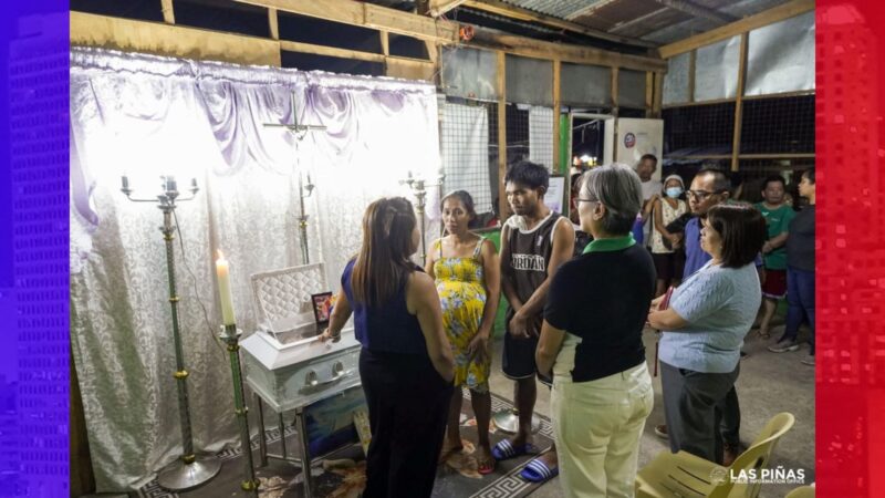 Mayor Aguilar agad nakiramay at tumulong sa pamilya ng batang namatay sa baha sa Las Piñas City