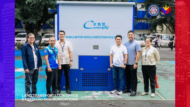 Bagong Mobile Motor Vehicle Inspection Facility magagamit na ng LTO