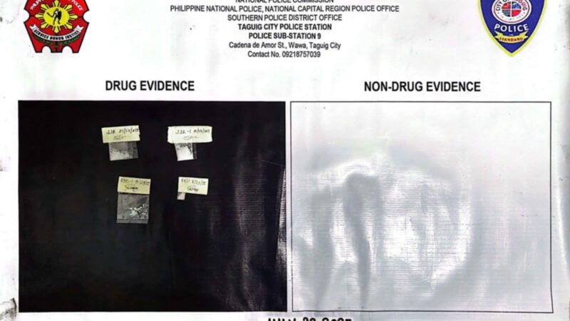 4 na lalaki huli sa ‘pot session’ sa loob ng Taguig evacuation center