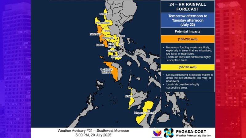 Maraming lugar sa bansa makararanas pa din ng pag-ulan – PAGASA