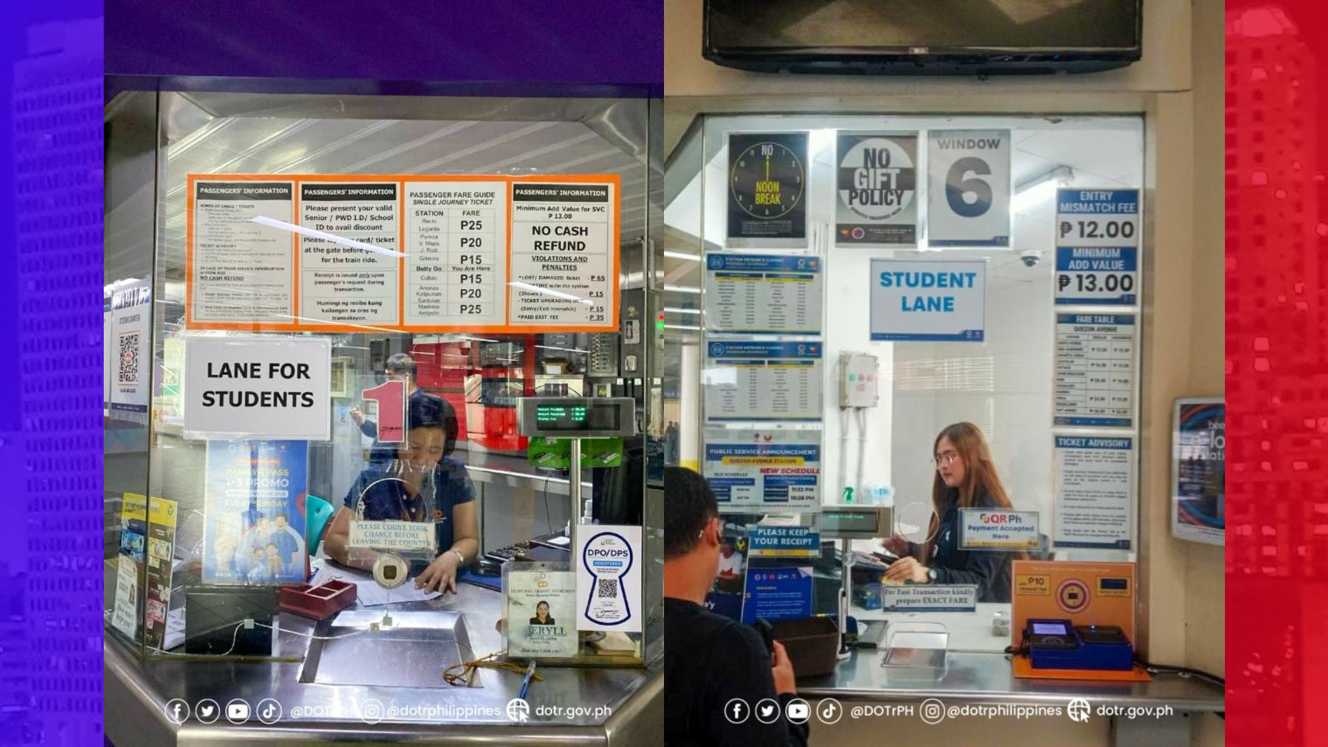 MRT-3 at LRT-2 naglagay na ng exclusive lane para sa mga estudyante