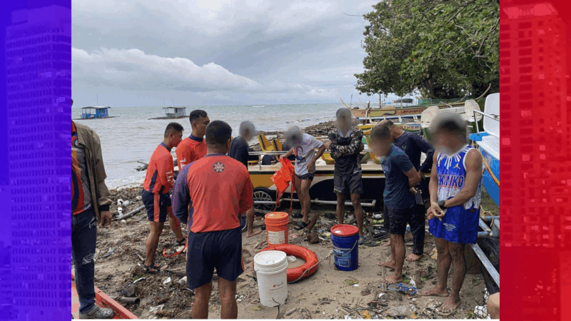 Barko na may kargang 40,000 litro ng Diesel lumubog sa Batangas; 11 crew ligtas ayon sa Coast Guard