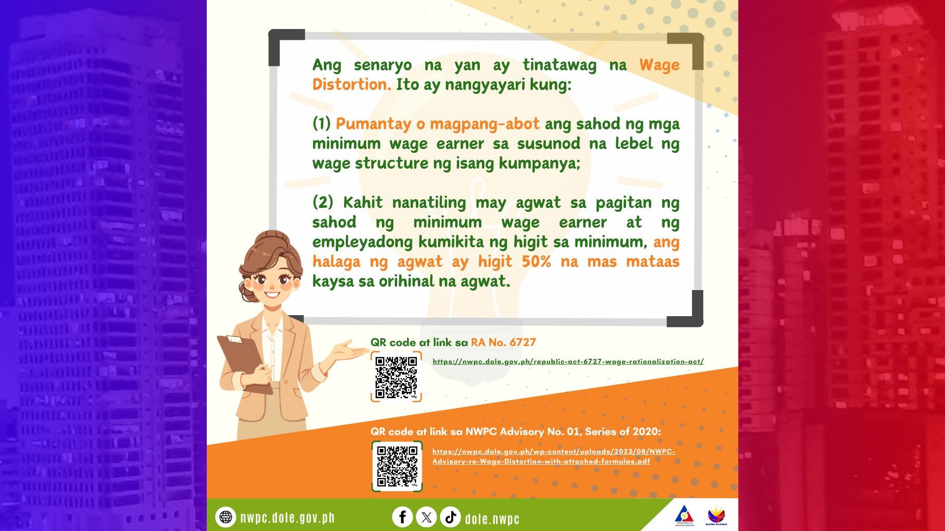 Wage Distortion dulot ng iiral na wage hike sa NCR pinareresolba sa employers