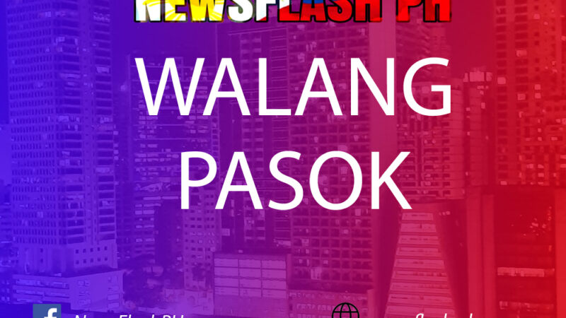 #WALANGPASOK: Pasok sa gobyerno at klase sa Metro Manila, 19 pang lalawigan suspendido bukas, Aug. 26
