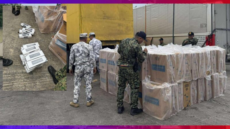 P3.84M na halaga ng sigarilyo nakumpiska sa pantalan sa Surigao