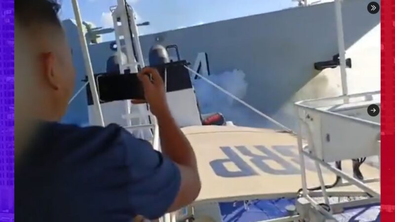 2 barko ng China nagkabanggaan sa Panatag Shoal habang abala sa pambu-bully sa mga barko ng Pinas