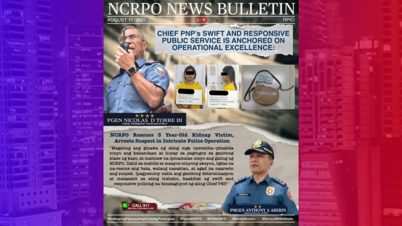 3-taong gulang na bata dinukot ng kasambahay sa QC, nailigtas