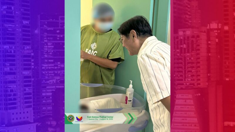 Bagong silang na sanggol dinalaw ni PBBM matapos pumanaw ang ina sa panganganak; Zero Bill sa ospital tiniyak ng pangulo
