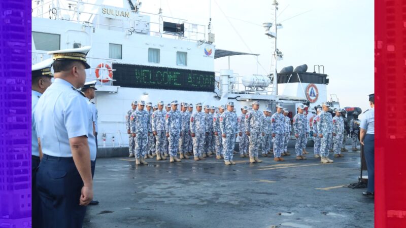 Mga crew ng BRP Suluan pinarangalan ng Coast Guard