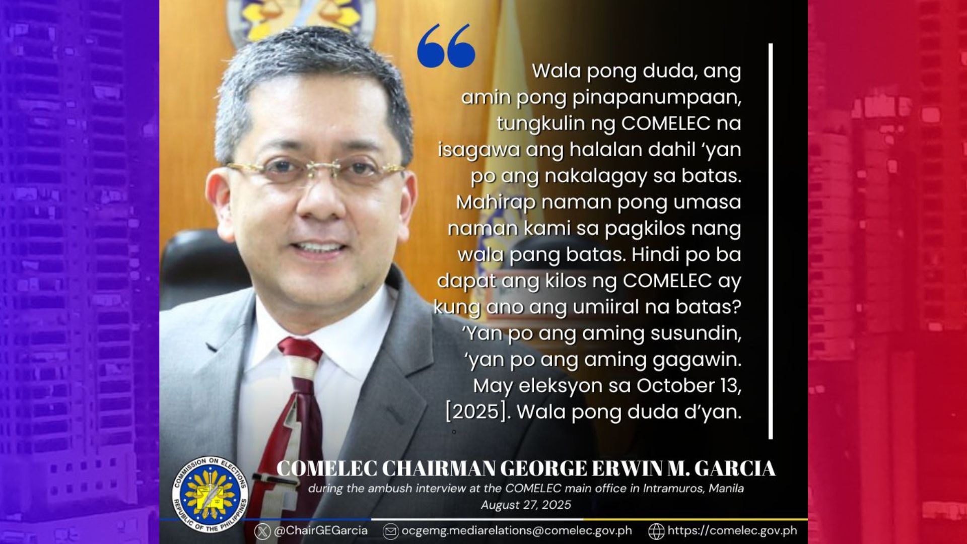 Pag-imprenta ng mga balota para sa BARMM Parliamentary Elections itutuloy na ng Comelec