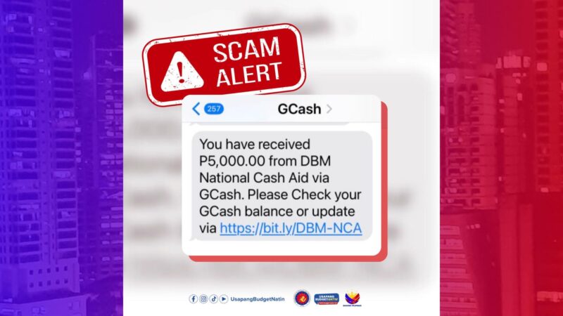 Publiko pinag-iingat sa pekeng DBM National Cash Aid