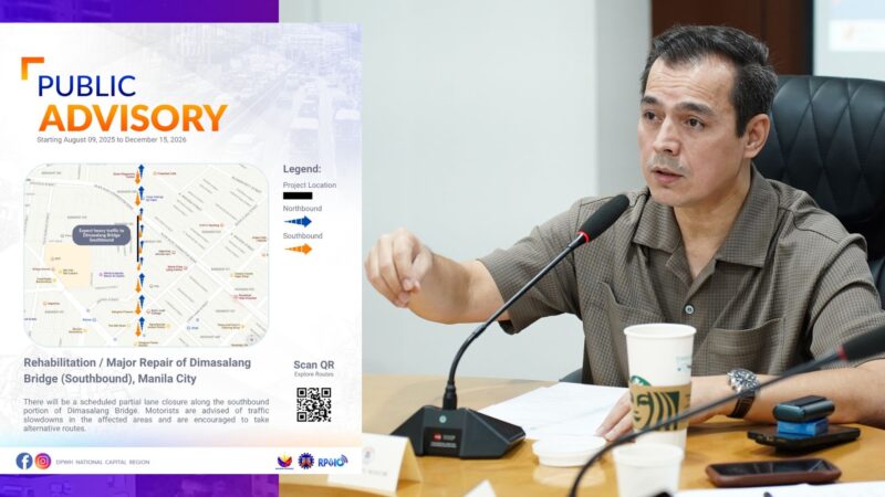 Rehabilitasyon ng Dimasalang Bridge pinahihinto ng Manila City LGU