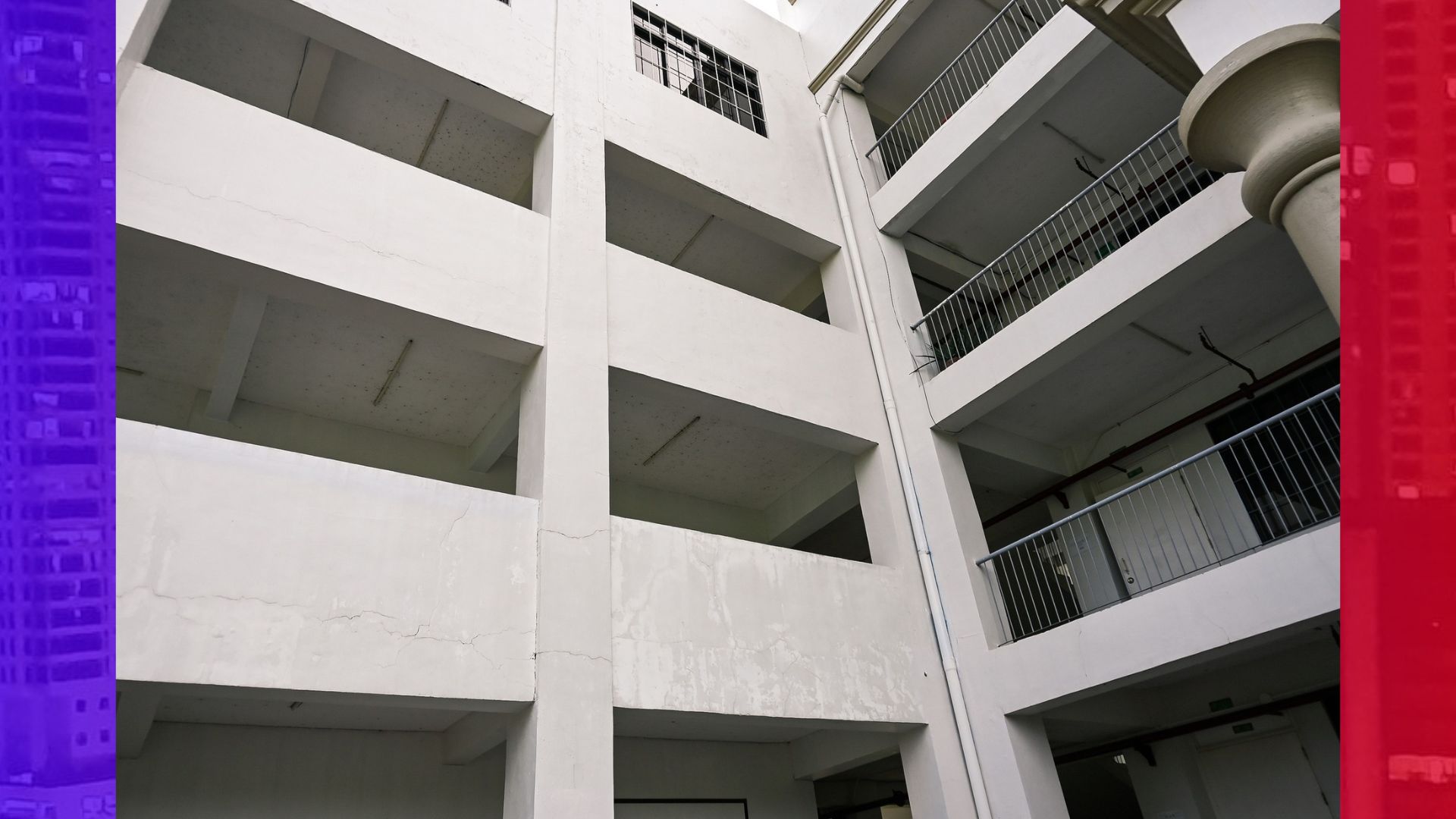 Gusali sa Laguna University na pinondohan ng P68M ipagigiba dahil sa nadiskubreng mga bitak