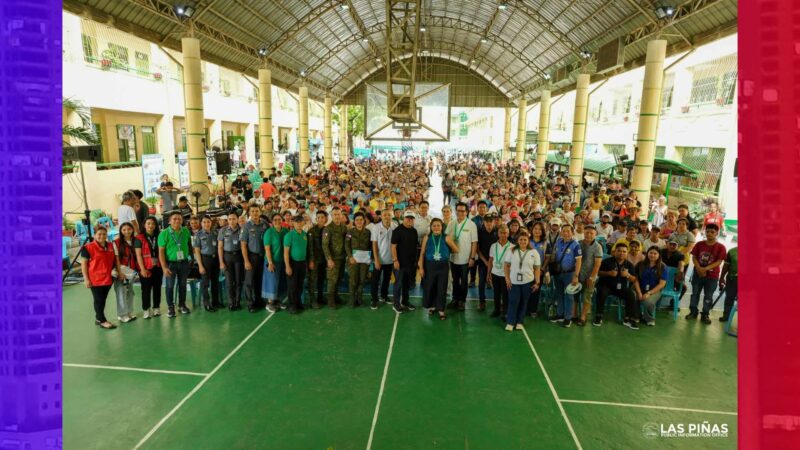 Higit 1,500 na benepisyaryo ng NHA, natulungan ng Las Piñas People’s Caravan