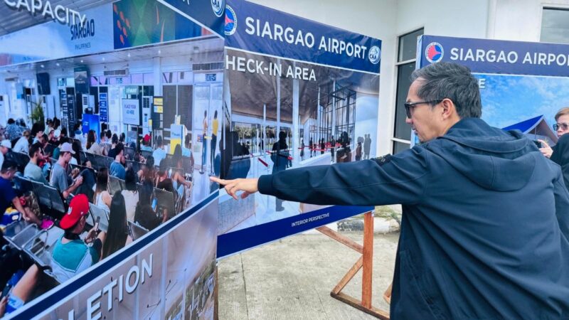 Konstruksyon ng mas malaking passenger terminal ng Siargao Airport sinimulan na