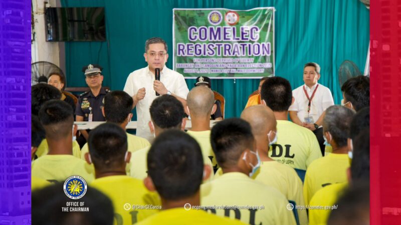 Comelec nagdaos ng Special Voter Registration para sa PDLs