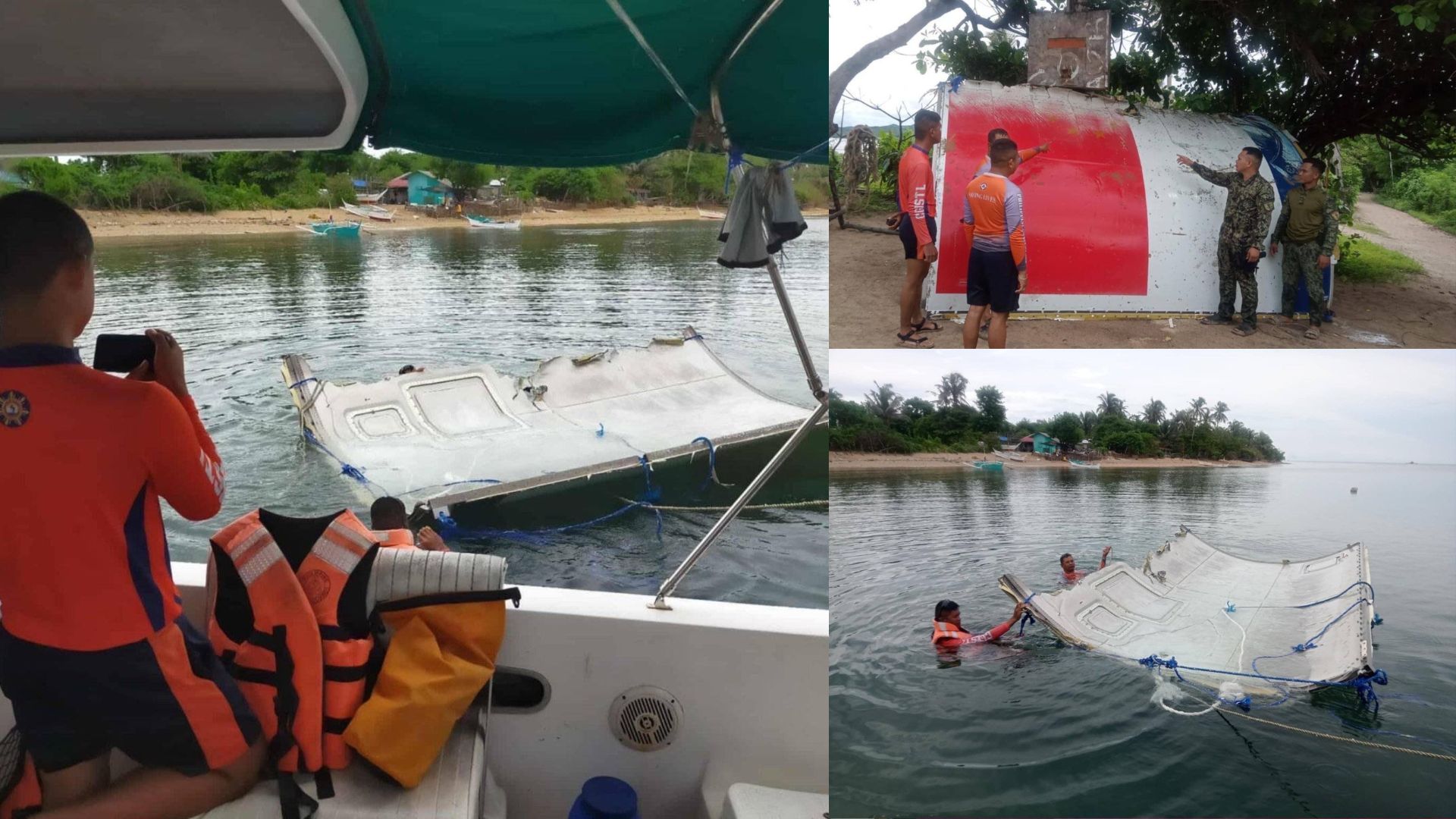 Debris ng rocket na-rekober ng Coast Guard sa baybayin ng Occidental Mindoro