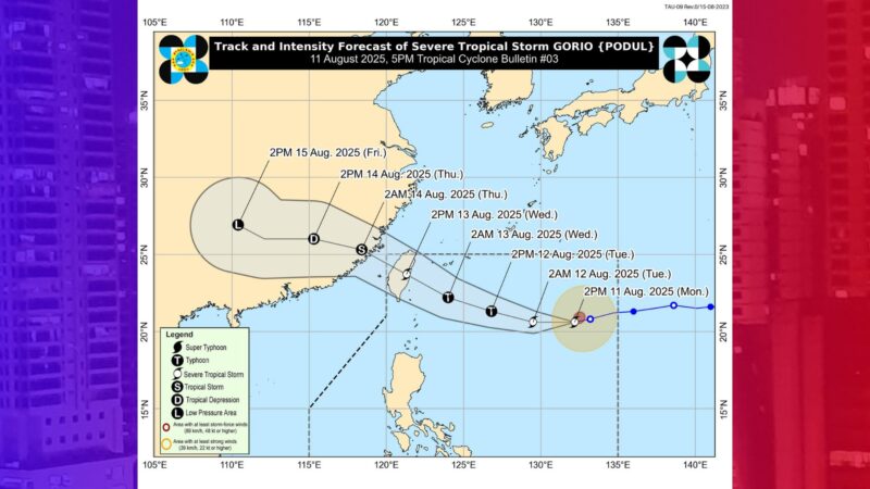 Bagyong Gorio bumagal, posibilidad na magtaas ng TCWS sa bahagi ng Extreme Northern Luzon hindi inaalis ng PAGASA