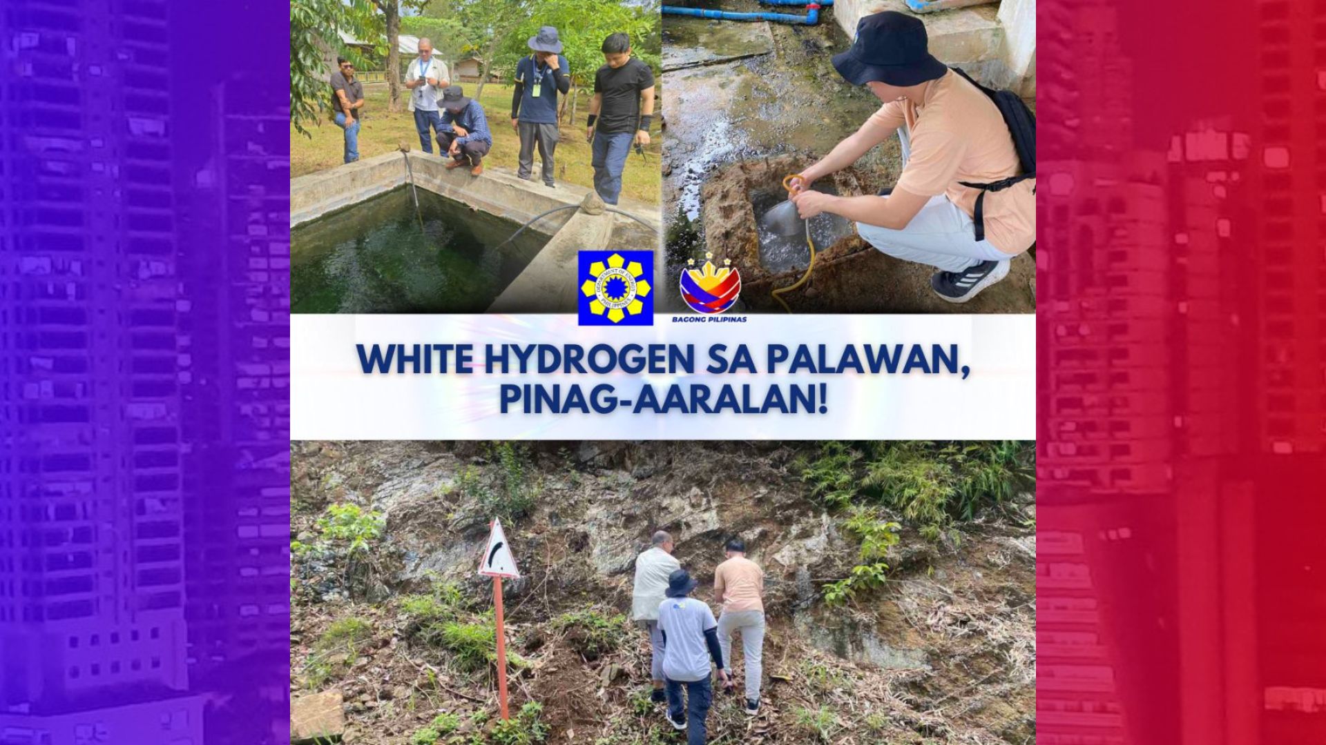 White hydrogen bilang source of energy, DOE nagsagawa ng survey sa Palawan
