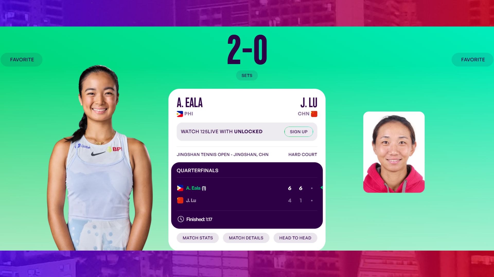 Alex Eala pasok sa semis ng Jingshan Tennis Open