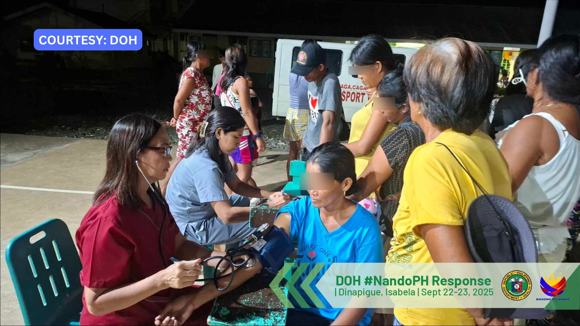 DOH binabantayan ang kalusugan ng mahigit 17,000 na nasa evacuation centers sa Cagayan Valley