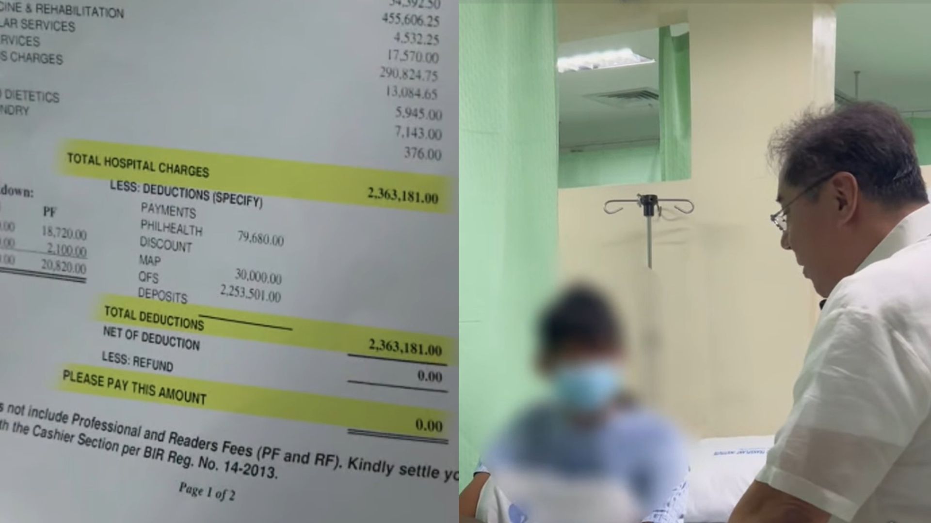 Leptospirosis patient na umabot sa P2.3M ang bill sa ospital nakinabang sa Zero Balance Billing program