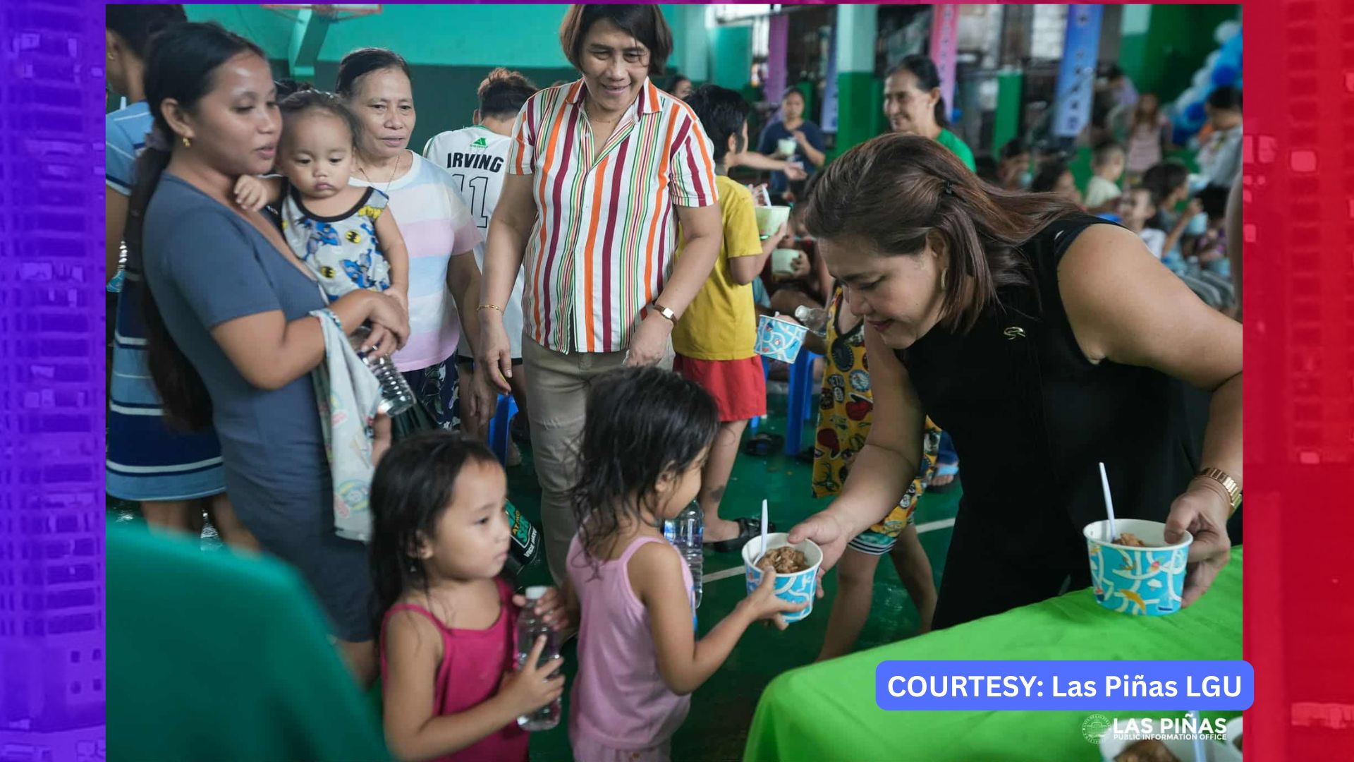 800 Las Piñeros nabenepisyuhan ng auxiliary feeding program ng Las Piñas LGU