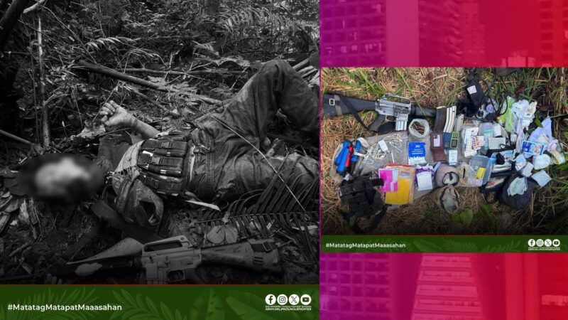 NPA dedo, armas narekober sa engkwentro sa Mindoro