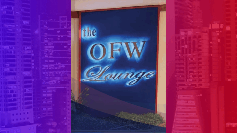 OFW Lounge sa NAIA T1 bubuksan muli; pagkain para sa mga OFW hindi na lang limitado sa lugaw at pansit