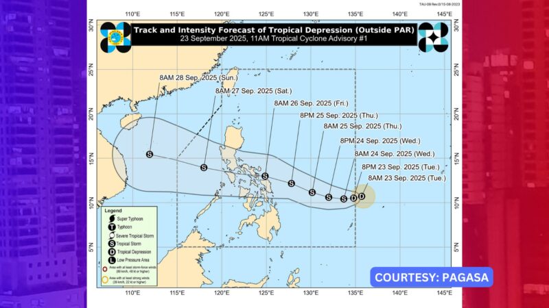 Bagong bagyo papasok sa bansa ngayong araw, papangalanang Opong