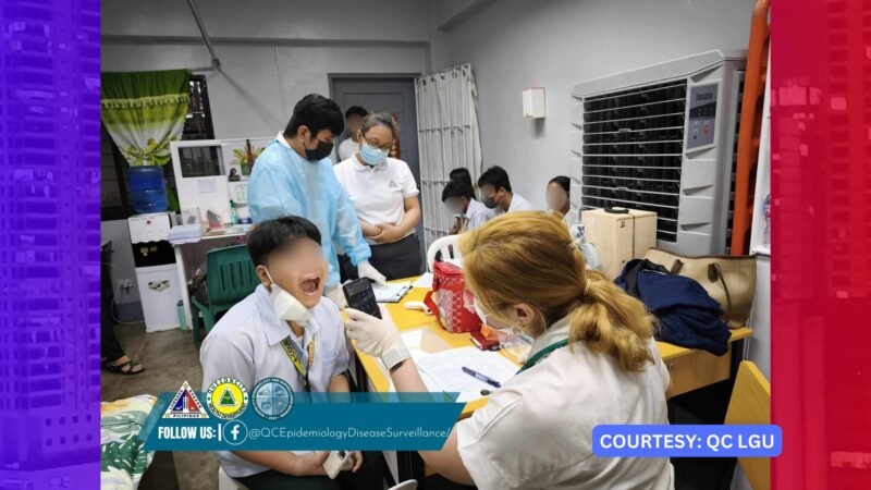 25 mag-aaral sa isang High School sa QC apektado ng Influenza; 1 ang may sintomas ng HFMD