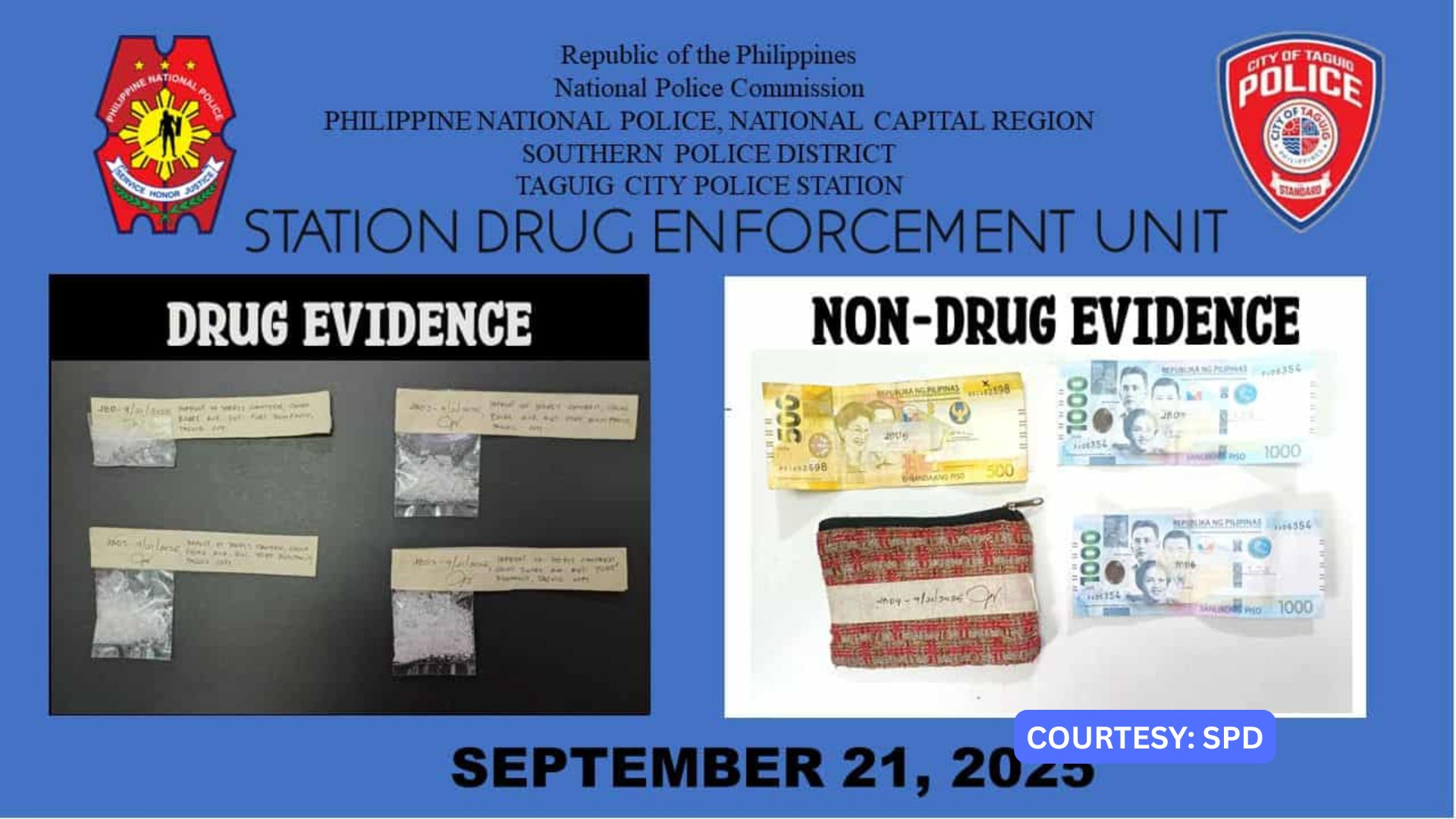 Higit P113K na halaga ng shabu nakumpiska, suspek timbog sa Taguig City