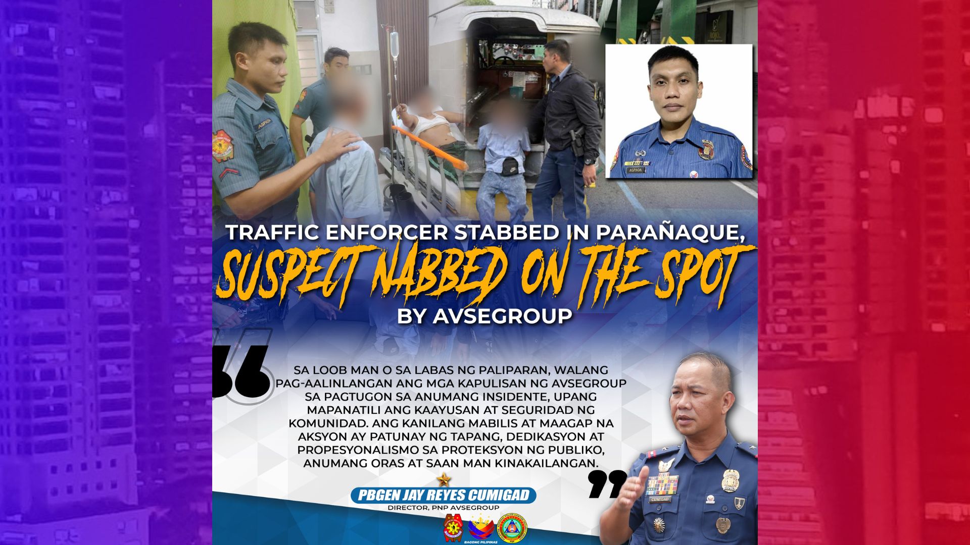 Pagtatalo sa traffic sa Parañaque City nauwi sa pananaksak