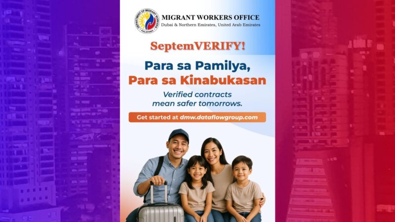Online Contract Verification System para sa mga OFW, inilunsad sa Dubai