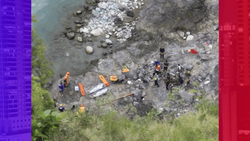 Truck nahulog sa ilog sa Mt. Province; 3 patay, 2 nawawala