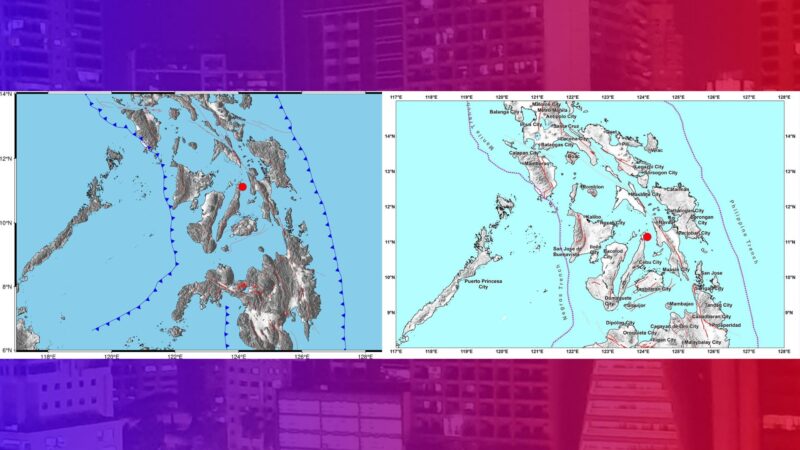 Magkasunod na M4.5 at M4.0 na lindol tumama sa Bogo City