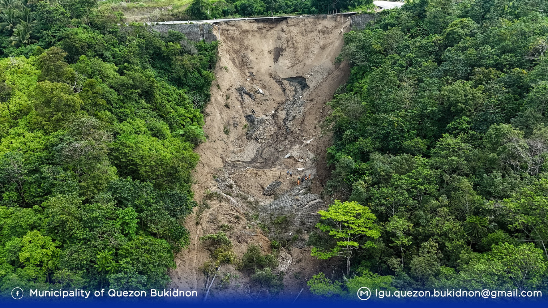 MGB nagsagawa ng ground assessment sa gumuhong bahagi ng Bukidnon-Davao City Road