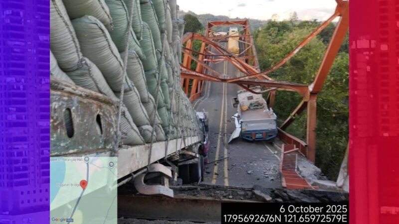 Tulay sa Alcala, Cagayan bumagsak