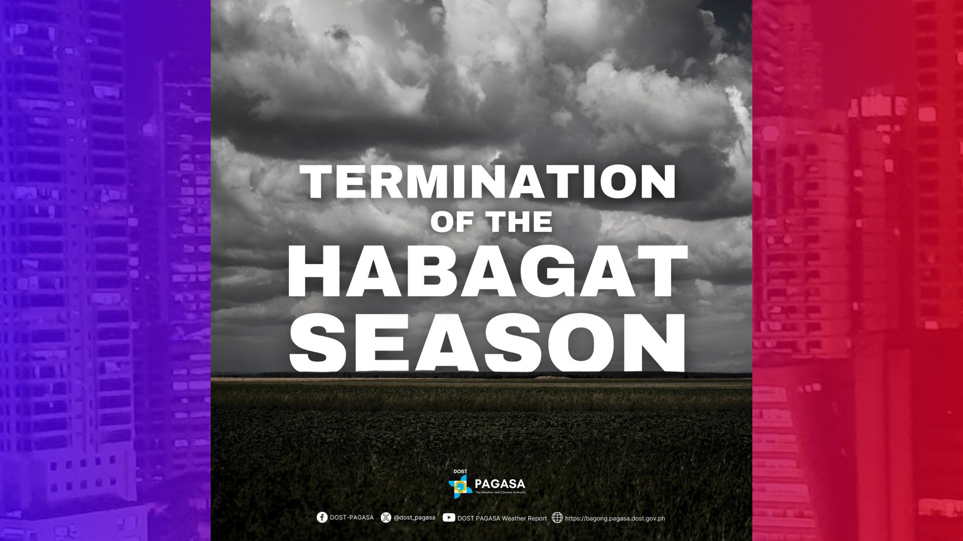 Pag-iral ng Habagat natapos na; Amihan mararamdaman na sa bansa sa susunod na mga linggo – PAGASA