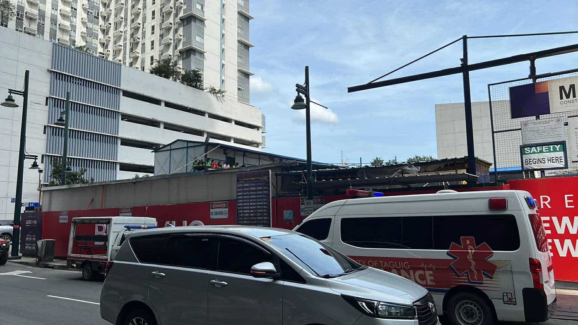 Construction worker patay, 3 iba pa sugatan sa gumuhong poste ng itinatayong gusali sa BGC, Taguig City