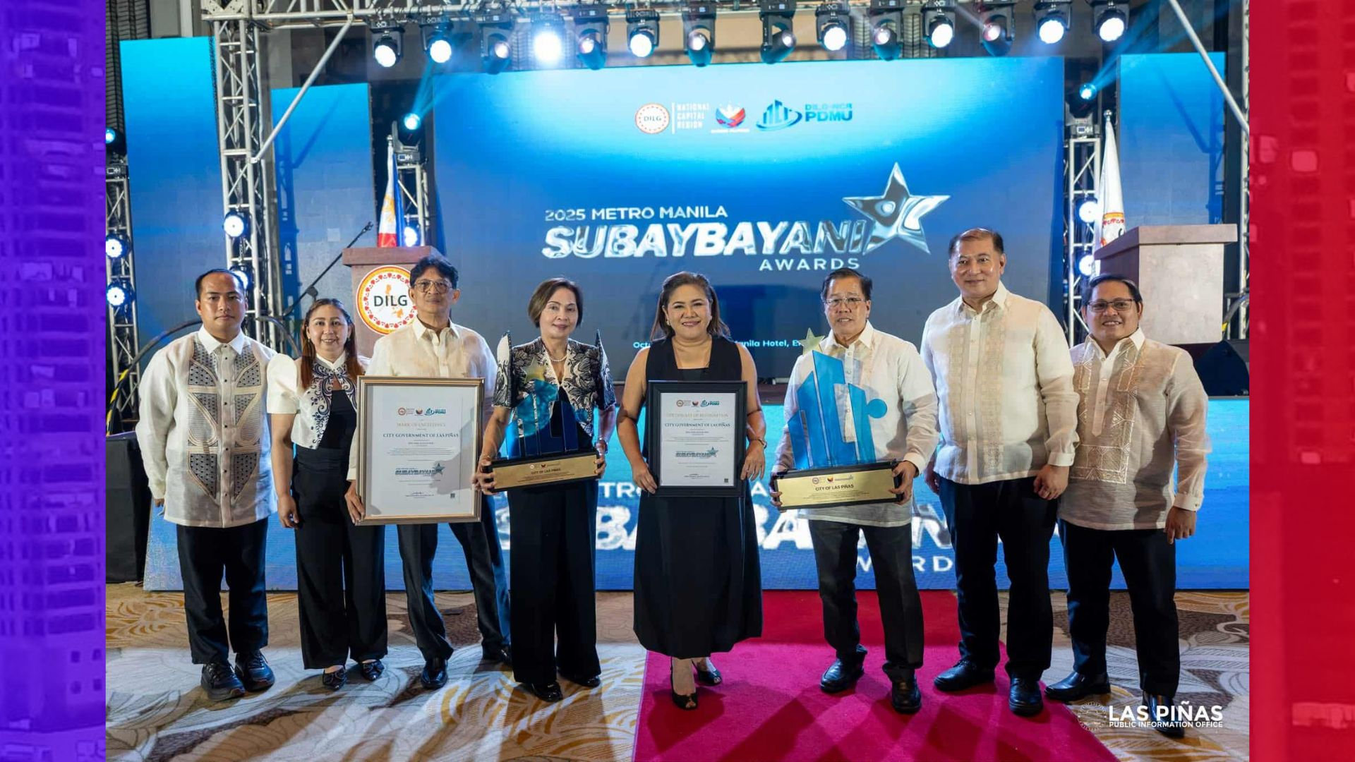 Las Piñas nasungkit ang grand award sa 2025 Metro Manila SubayBAYANI Awards