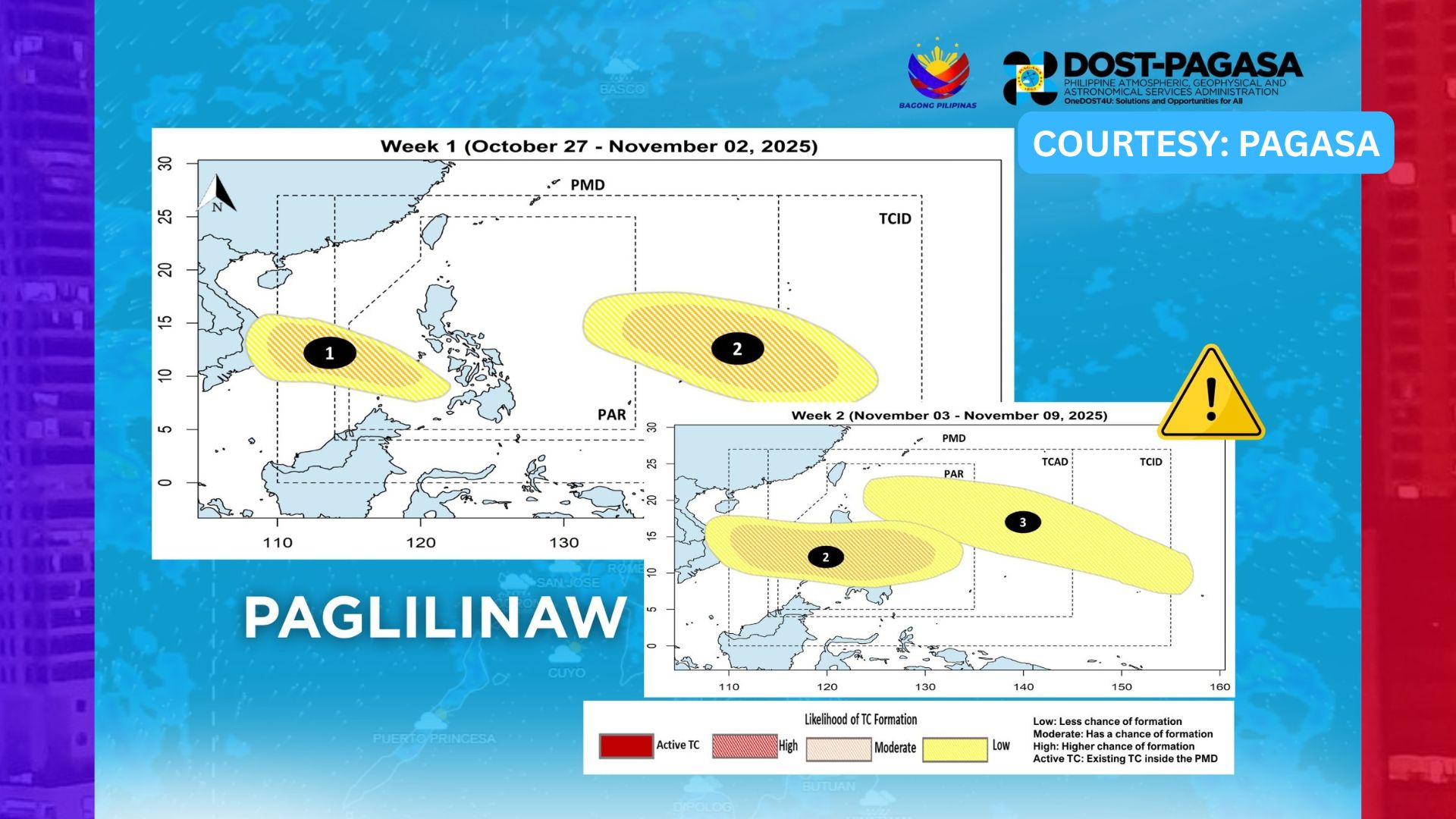 Impormasyon tungkol sa 2 Super Typhoon na tatama sa bansa, hindi beripikado – PAGASA