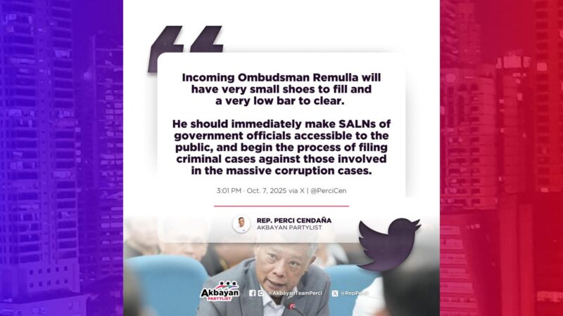 Pagsasampa ng kaso laban sa mga sangkot sa korapsyon dapat simulan agad ni Remulla