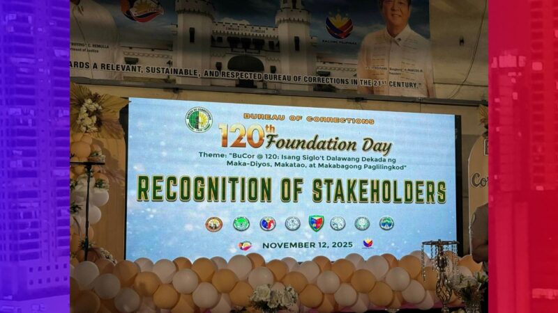 Stakeholders at media kabilang ang News Flash PH pinasalamatan ng BuCor sa ika-120 anibersaryo ng ahensiya