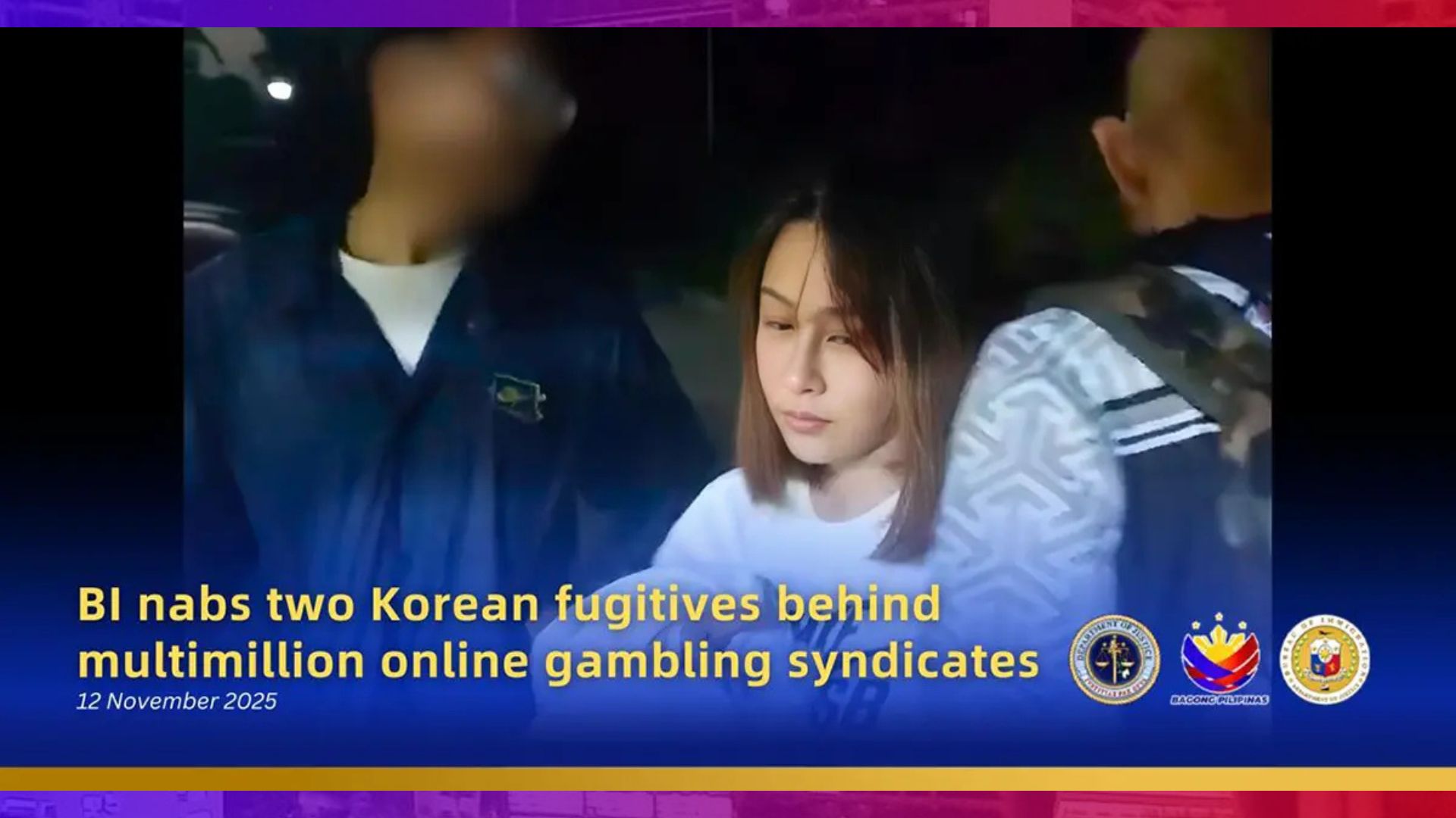 2 Korean sangkot sa multi-million online gambling syndicate timbog ng BI