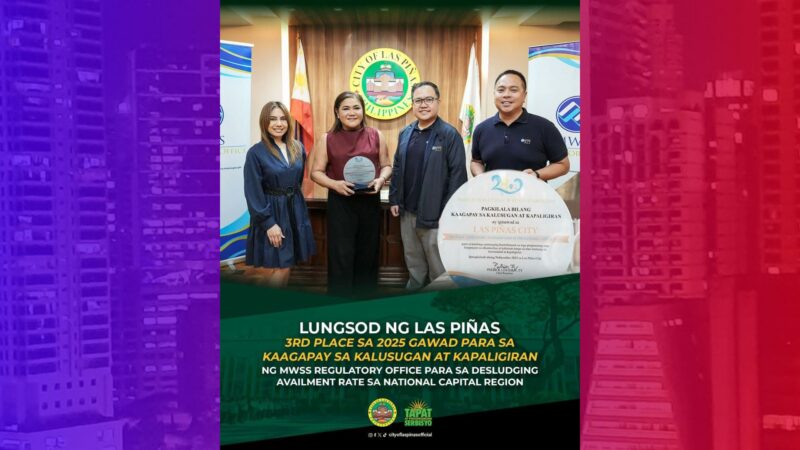 Las Piñas City una sa kalinisan