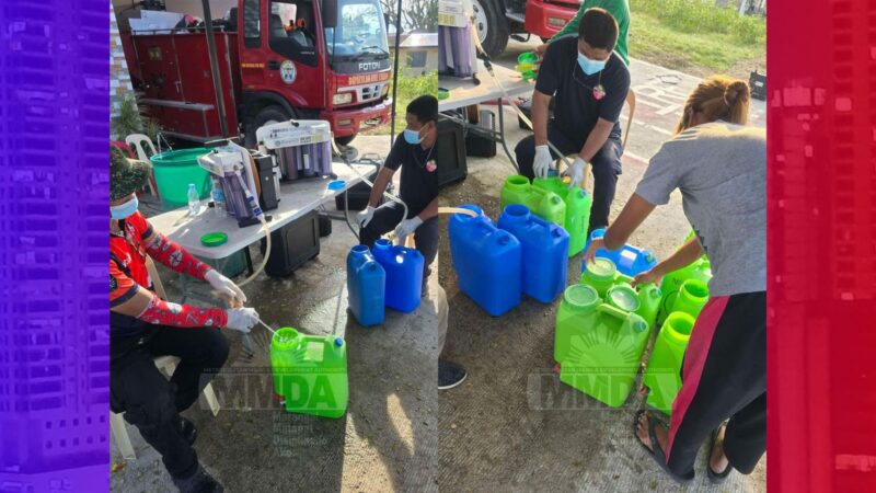 MMDA naghatid ng malinis na inuming-tubig sa Aurora